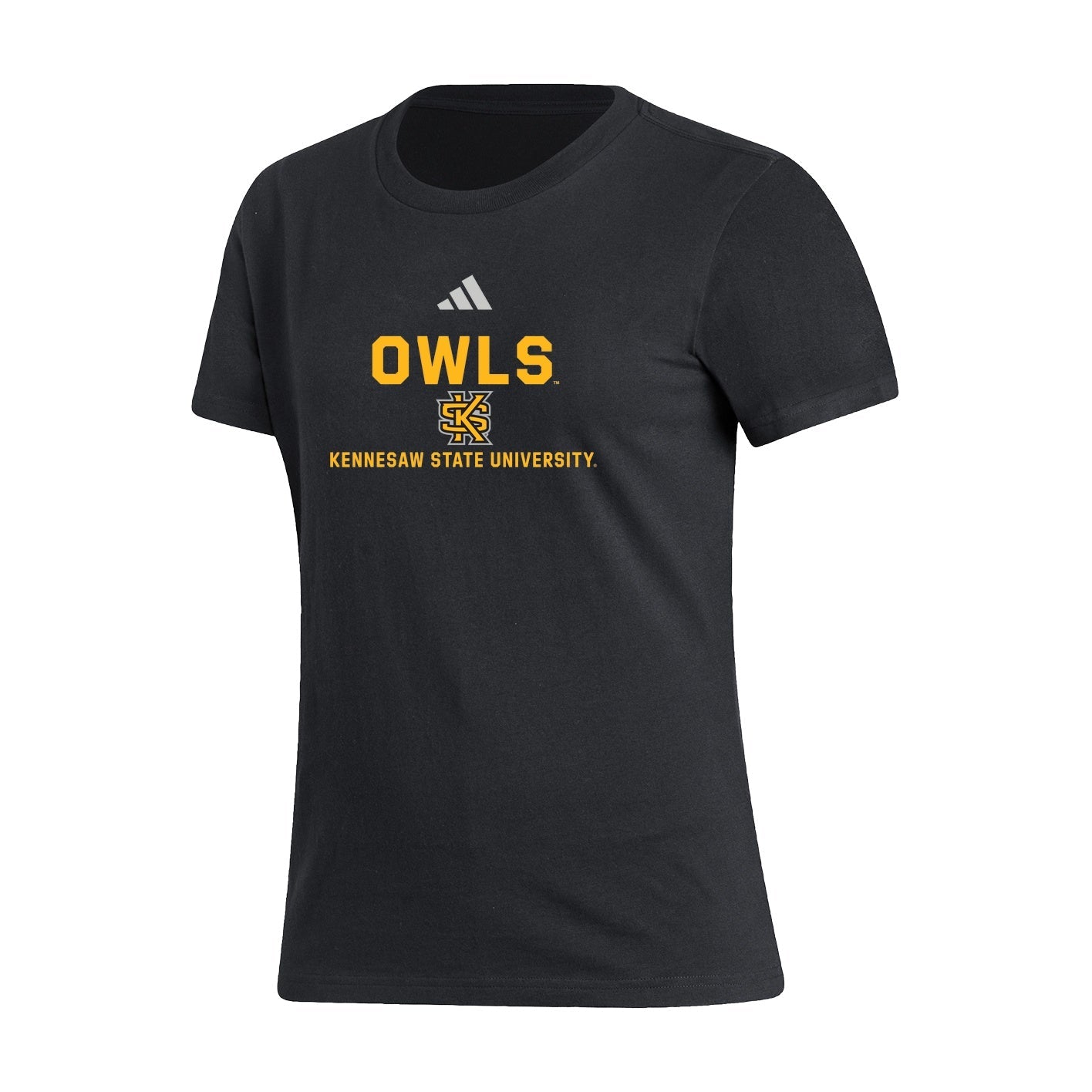 Kennesaw State Owls : Women's Fresh Short Sleeve Tee - Black