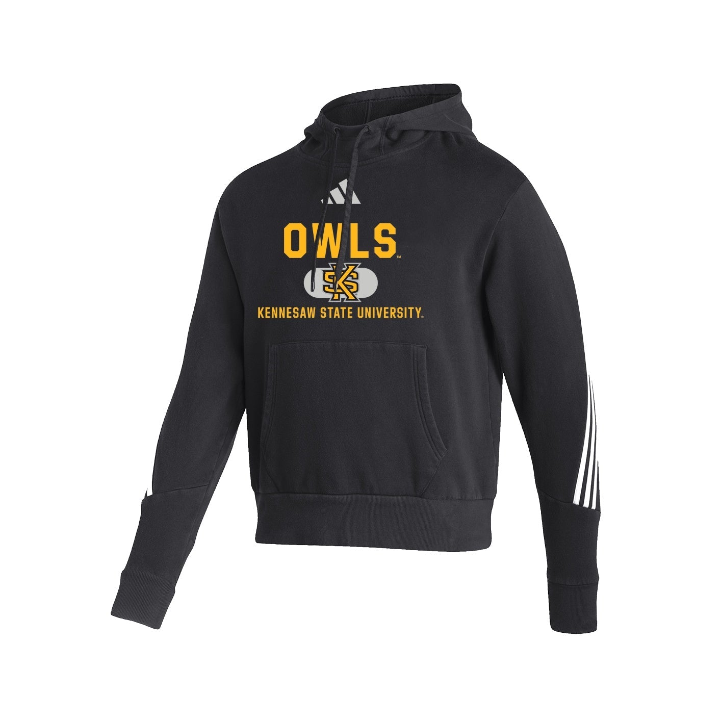 Kennesaw State Owls Fashion Pullover Hoodie - Black : adidas