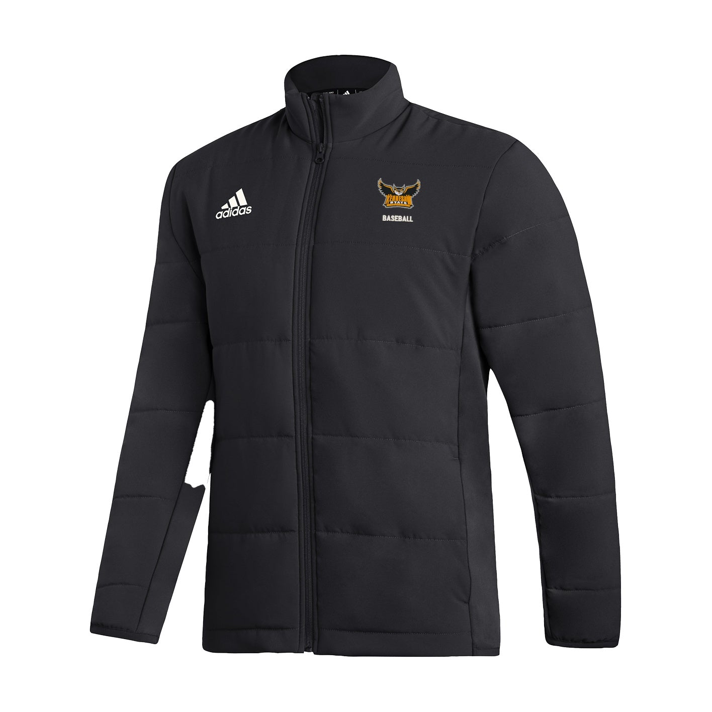 Kennesaw State Owls Men's Midweight Jacket - Black : adidas : BASEBALL