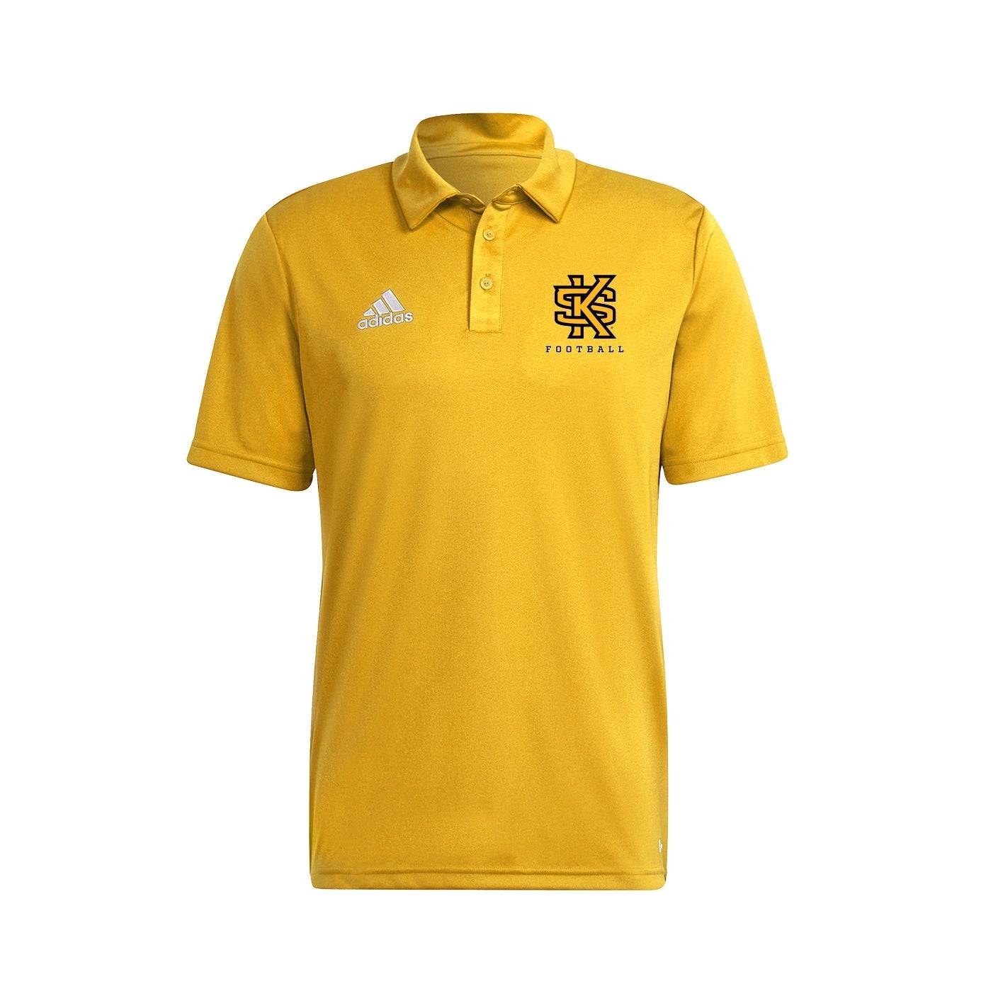 Kennesaw State Owls Entrada22 Polo - Collegiate Gold : adidas : FOOTBALL