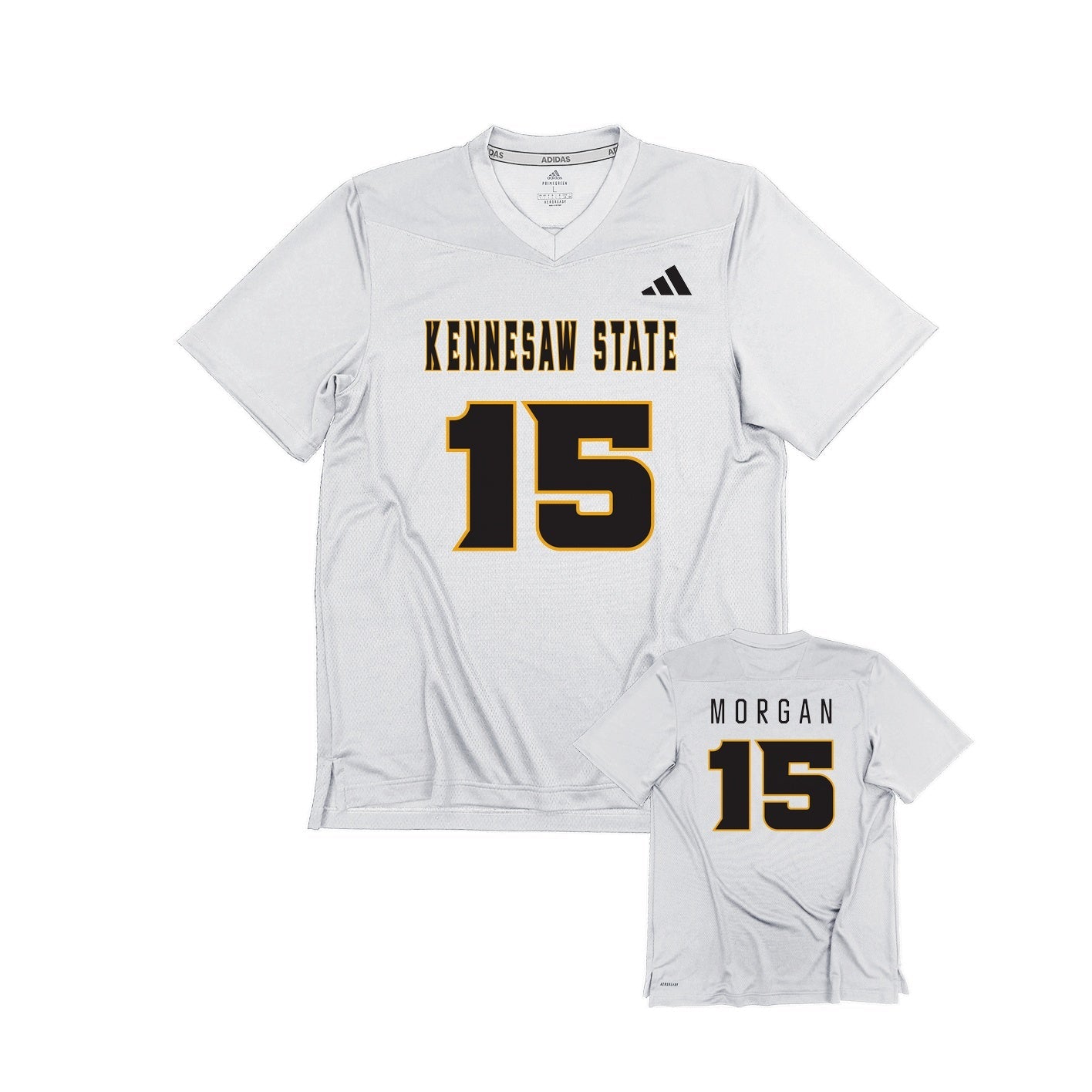 Devin Morgan : adidas Replica Football Jersey - White