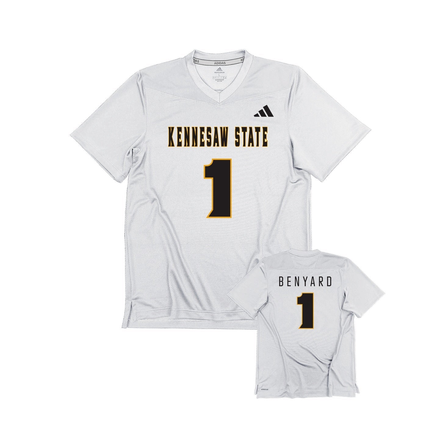 Gabriel Benyard : adidas Replica Football Jersey - White