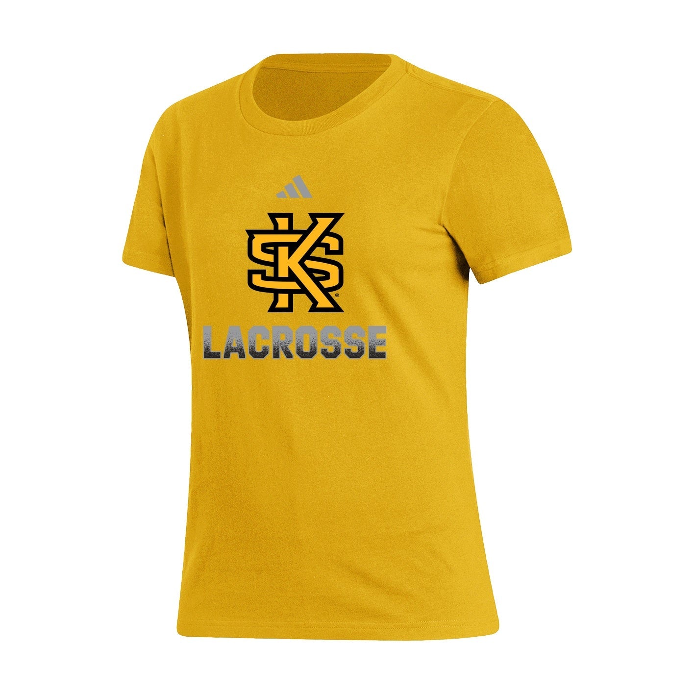 Kennesaw State Owls Women's Fresh Short Sleeve Tee - Collegiate Gold : adidas : LACROSSE