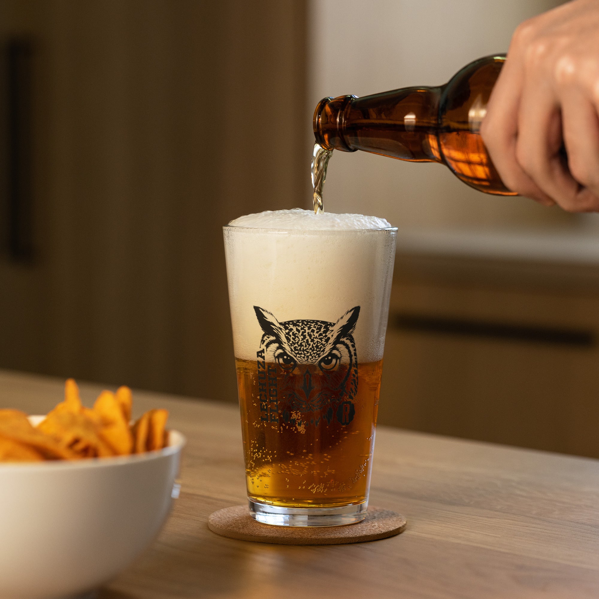 KSU Official Craft Beer Shaker pint glass – KSU Owls Gear Merch Store