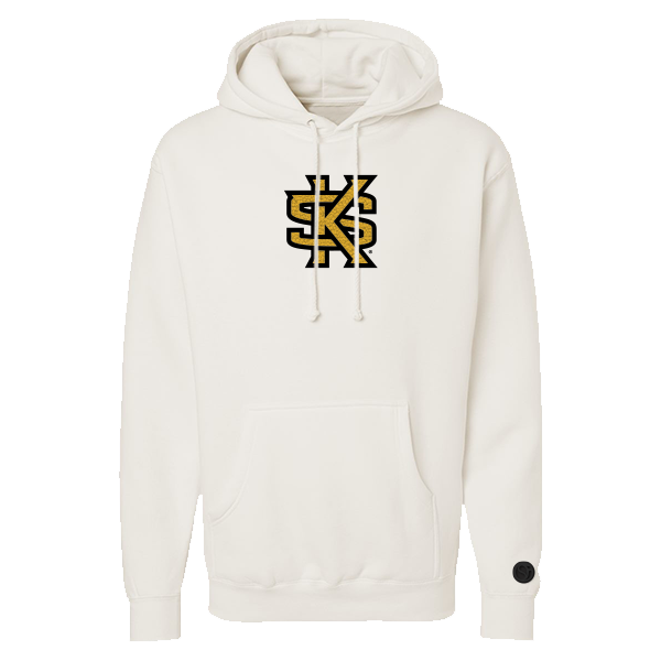 Kennesaw State Owls Bone Chenille Pullover Hoodie