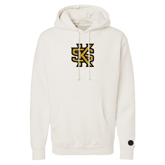 Kennesaw State Owls Bone Chenille Pullover Hoodie