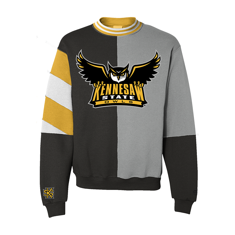 Kennesaw State Owls Split Crewneck
