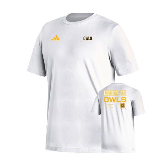 Kennesaw State Owls : Men's Fresh Short Sleeve Tee  - White
