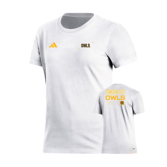 Kennesaw State Owls : Women's Fresh Short Sleeve Tee  - White