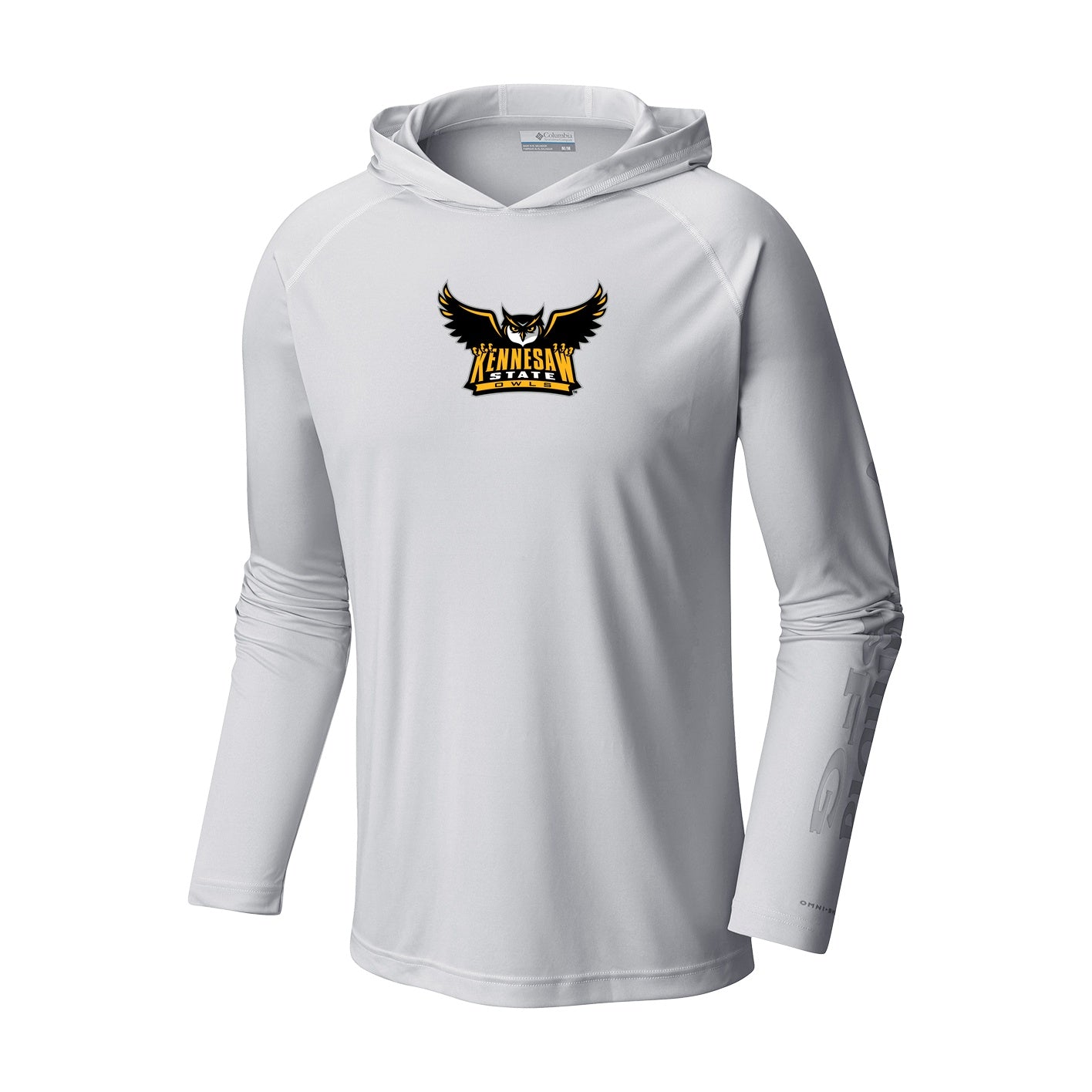 Kennesaw State Owls Men's Terminal Tackle Hoodie - White : Columbia PFG