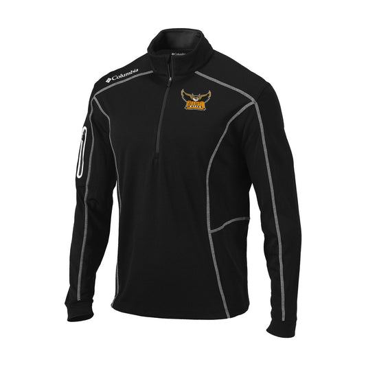 Kennesaw State Owls Men's Omni-Wick Shotgun 1/4 Zip - Black : Columbia