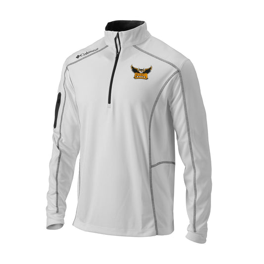 Kennesaw State Owls Men's Omni-Wick Shotgun 1/4 Zip - White : Columbia