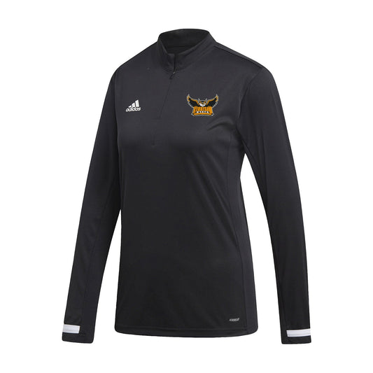Kennesaw State Owls Women's Team19 1/4 Zip Long Sleeve - Black : adidas