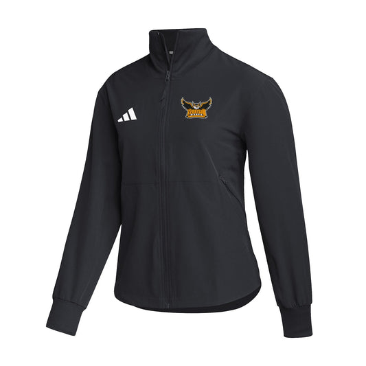 Kennesaw State Owls Women's Travel Woven Jacket  - Black : adidas