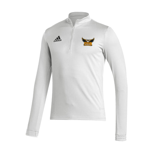 Kennesaw State Owls Men's Entrada22 Training 1/4 Zip  - White  : adidas