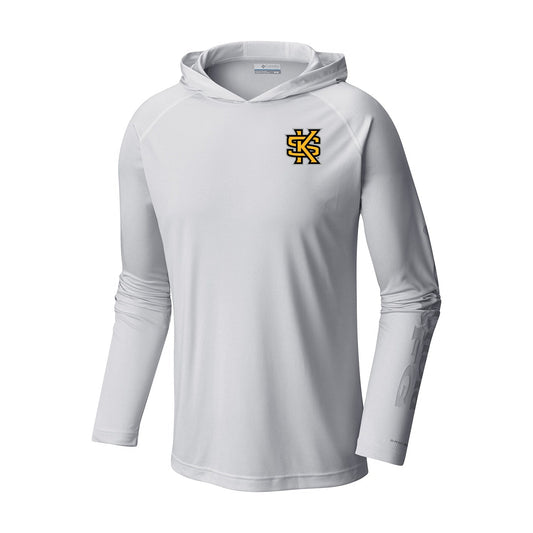 Kennesaw State Owls Men's Terminal Tackle Hoodie - White : Columbia PFG