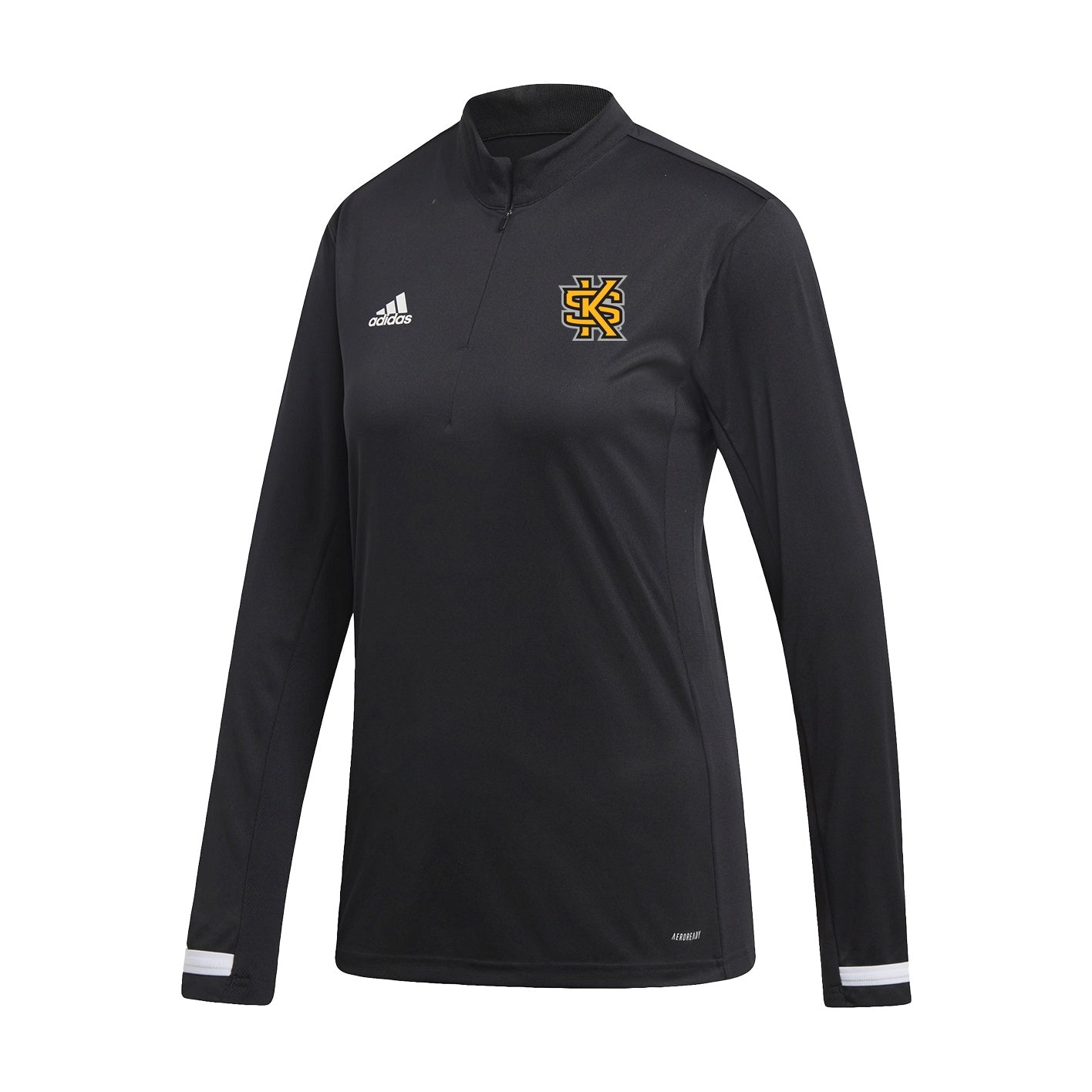 Kennesaw State Owls Women's Team19 1/4 Zip Long Sleeve - Black : adidas