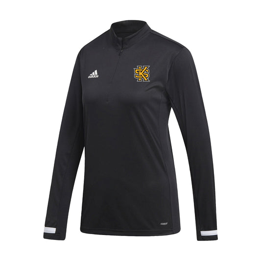 Kennesaw State Owls Women's Team19 1/4 Zip Long Sleeve - Black : adidas