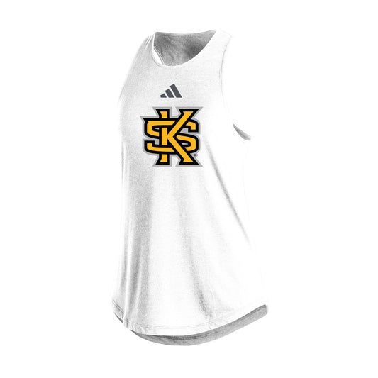 Kennesaw State Owls Women's Fashion Tank  - White : adidas
