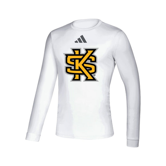 Kennesaw State Owls Creator Long Sleeve Tee - White : adidas