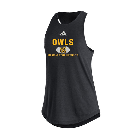 Kennesaw State Owls Women's Fashion Tank  - Black : adidas
