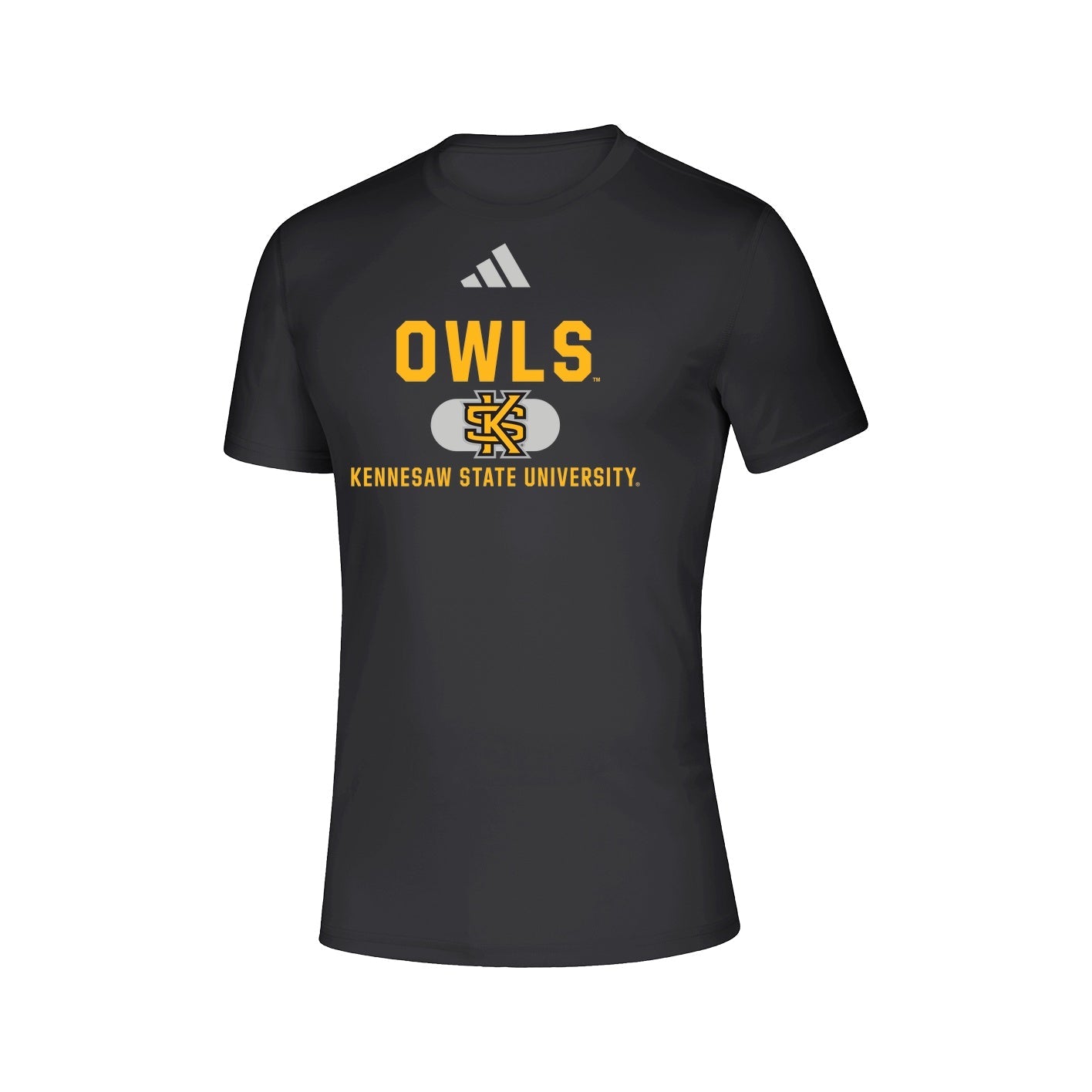 Kennesaw State Owls Creator Short Sleeve Tee - Black  : adidas