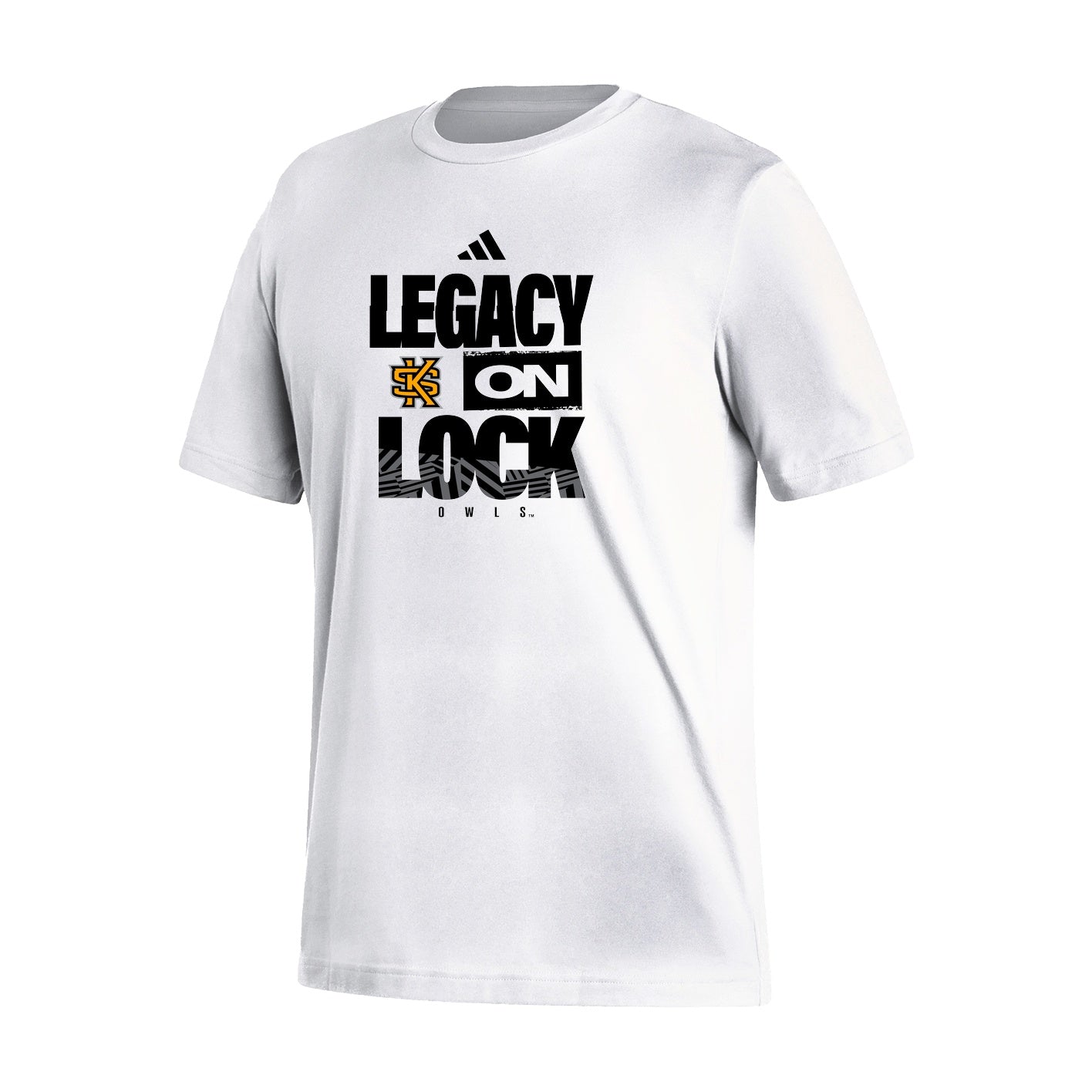 MEN'S BASKETBALL : LEGACY ON LOCK - Men's Fresh Short Sleeve Tee  - White