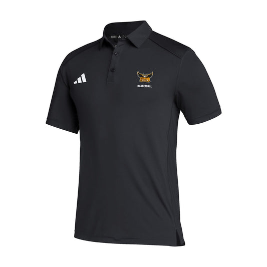 Kennesaw State Owls Men's Classic Polo - Black : adidas : MEN'S BASKETBALL