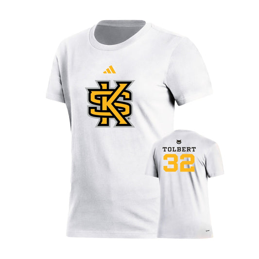 Tobiaz Tolbert : Women's Fresh Short Sleeve Tee  - White