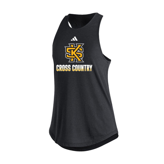 Kennesaw State Owls Women's Fashion Tank  - Black : adidas : CROSS COUNTRY