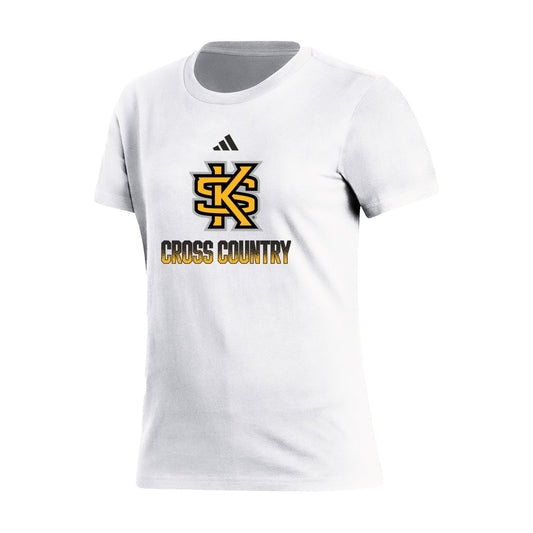 CROSS COUNTRY : Women's Fresh Short Sleeve Tee  - White