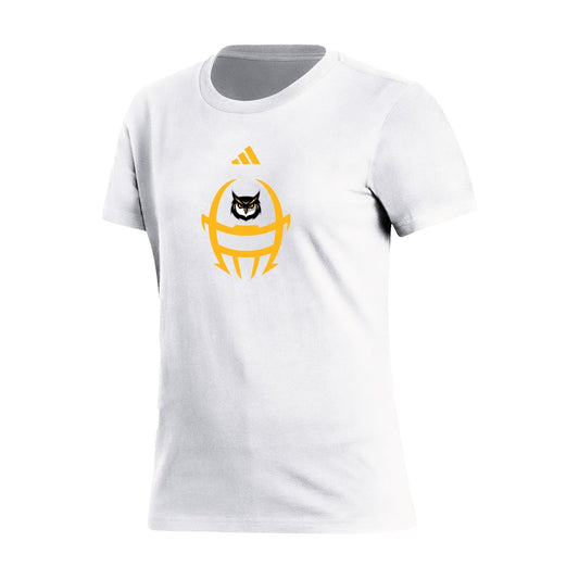 FOOTBALL : Women's Fresh Short Sleeve Tee  - White