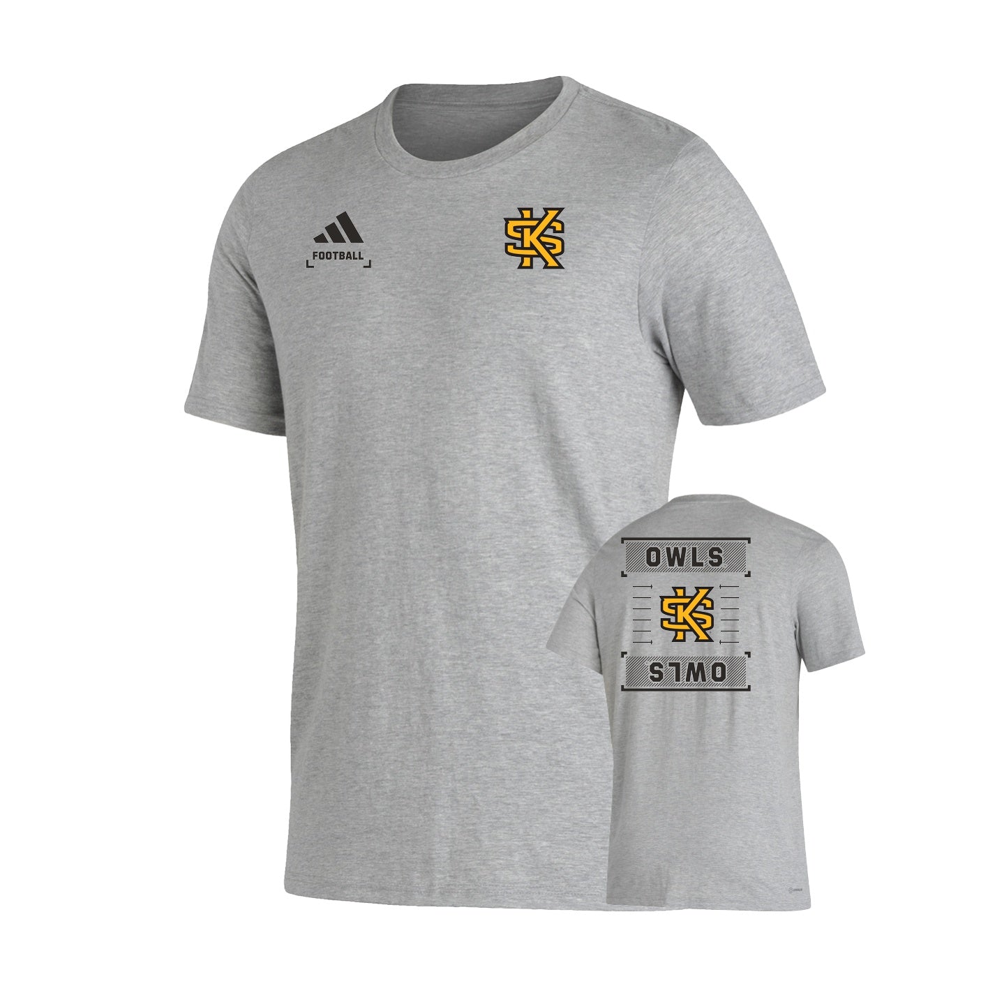 FOOTBALL : Men's Fresh Short Sleeve Tee  - Medium Grey Heather