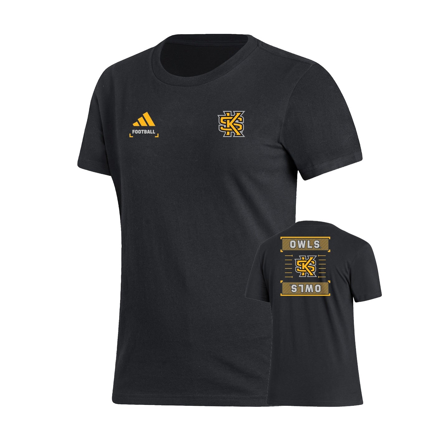 FOOTBALL : Women's Fresh Short Sleeve Tee  - Black