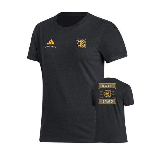 FOOTBALL : Women's Fresh Short Sleeve Tee  - Black