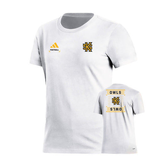 FOOTBALL : Women's Fresh Short Sleeve Tee  - White