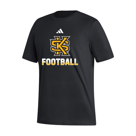 Kennesaw State Owls Men's Fresh Short Sleeve Tee  - Black : adidas : FOOTBALL