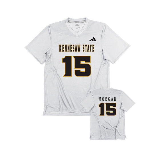 Devin Morgan : adidas Replica Football Jersey - White