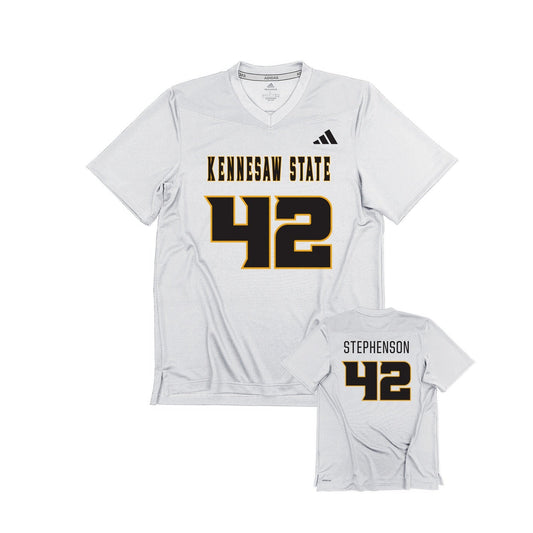 Omari Stephenson : adidas Replica Football Jersey - White