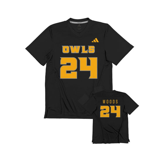 Alan Woods : adidas Replica Football Jersey - Black