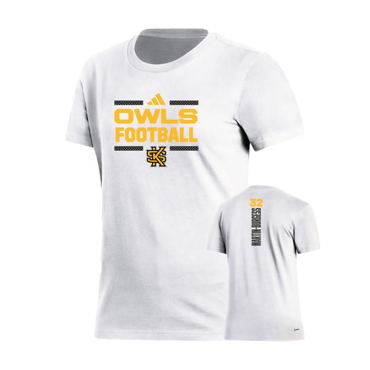 Jaden Martin-Burgess : Women's Fresh Short Sleeve Tee  - White