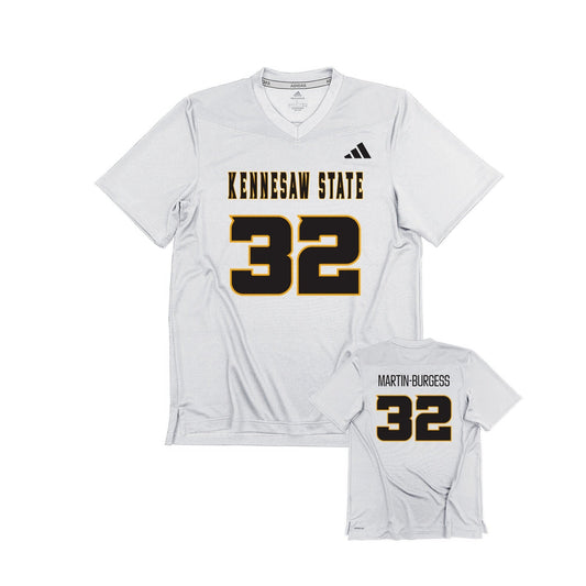 Jaden Martin-Burgess : adidas Replica Football Jersey - White