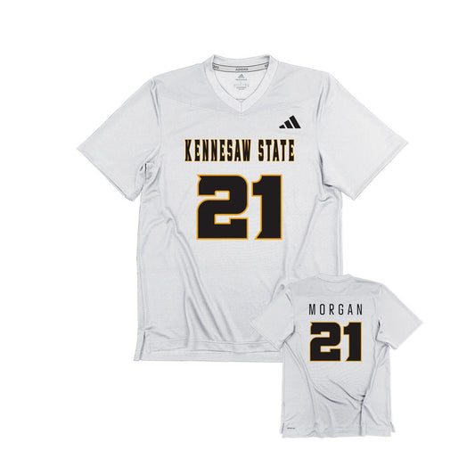 Triston Morgan : adidas Replica Football Jersey - White