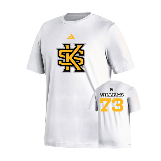 Aidan Williams : Men's Fresh Short Sleeve Tee  - White