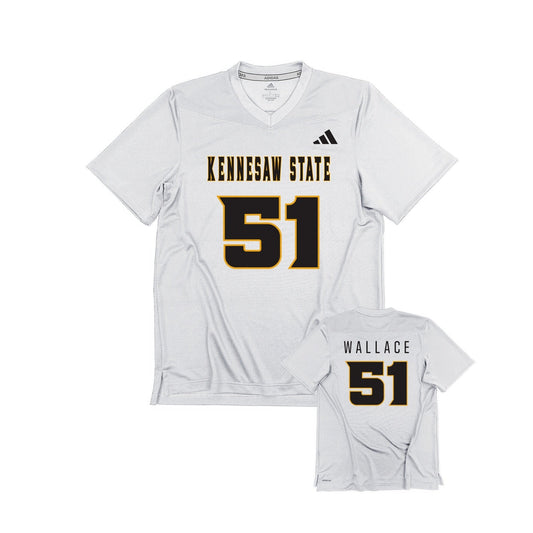 Michael Wallace : adidas Replica Football Jersey - White