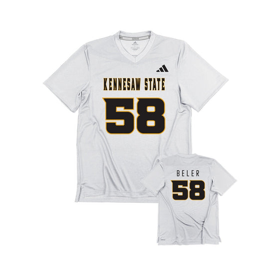 Khary Beler : adidas Replica Football Jersey - White