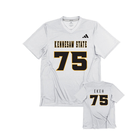 Precious Ekeh : adidas Replica Football Jersey - White
