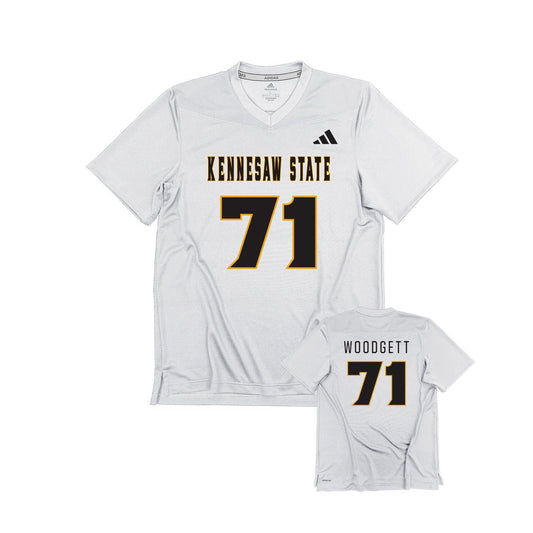 ZaMario Woodgett : adidas Replica Football Jersey - White