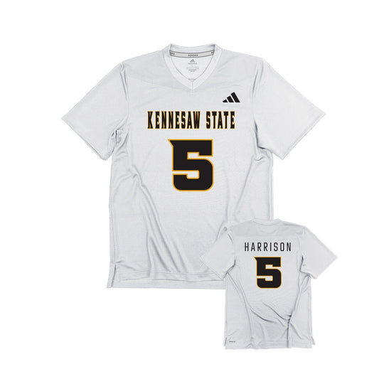 Jamarcus Harrison : adidas Replica Football Jersey - White
