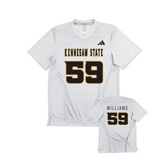 Jamiel Williams : adidas Replica Football Jersey - White